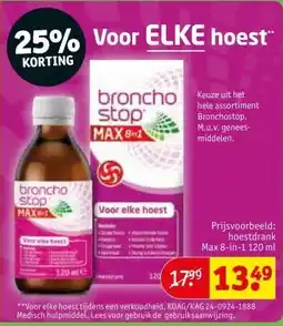 Kruidvat Broncho stop aanbieding