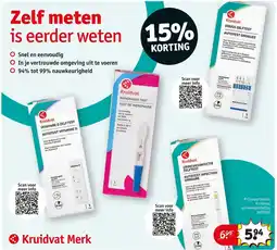 Kruidvat Zelf meten is eerder weten aanbieding