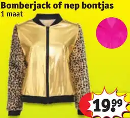 Kruidvat Bomberjack of nep bontjas aanbieding