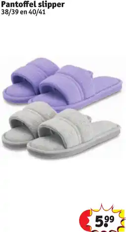 Kruidvat Pantoffel slipper aanbieding