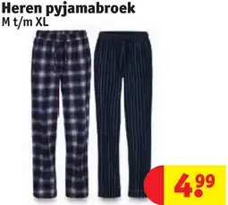 Kruidvat Heren pyjamabroek aanbieding