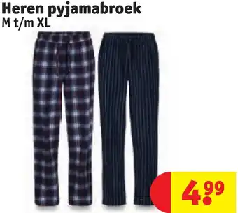 Kruidvat Heren pyjamabroek aanbieding