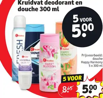 Kruidvat Kruidvat deodorant en douche aanbieding