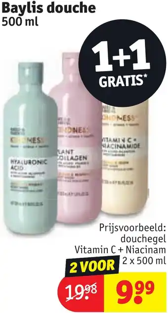 Kruidvat Baylis douche aanbieding