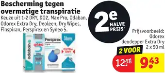 Kruidvat Bescherming tegen overmatige transpiratie aanbieding