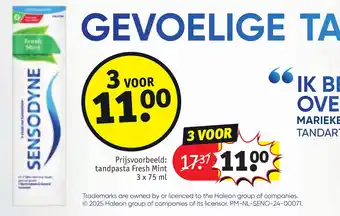 Kruidvat Sensodyne aanbieding