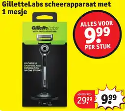 Kruidvat GilletteLabs scheerapparaat met 1 mesje aanbieding