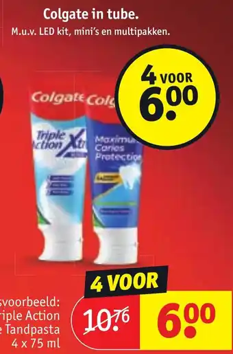 Kruidvat Colgate in tube. aanbieding