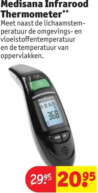 Kruidvat Medisana Infrarood Thermometer aanbieding