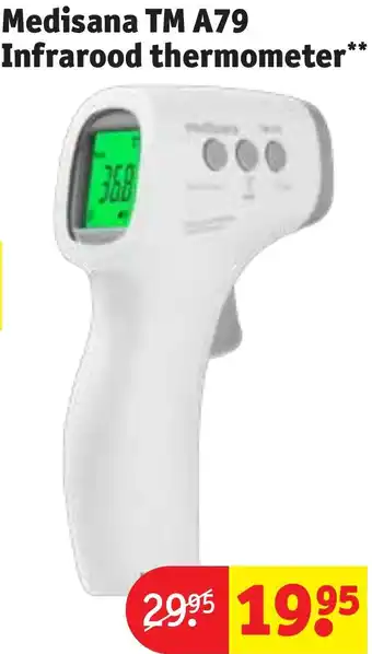 Kruidvat Medisana TM A79 Infrarood thermometer aanbieding