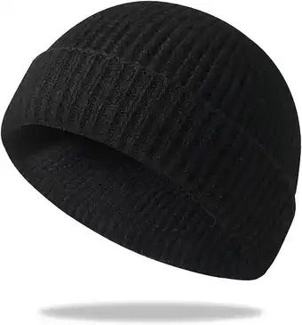 Amazon Trawler Beanie Hat - Short Fisherman Beanies in koud weer Stretch Skull Cap Retro and Hip-hop-stijl aanbieding