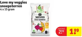 Kruidvat Love my veggies snoepsterren aanbieding