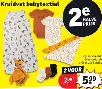 Kruidvat Kruidvat babytextiel aanbieding