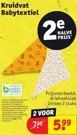 Kruidvat Kruidvat Babytextiel aanbieding