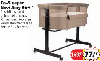 Kruidvat Co-Sleeper Novi Amy Air+ aanbieding