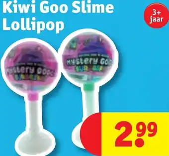 Kruidvat Kiwi Goo Slime Lollipop aanbieding