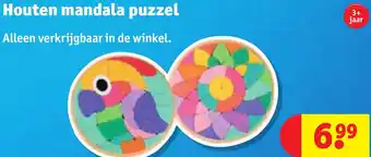 Kruidvat Houten mandala puzzel aanbieding