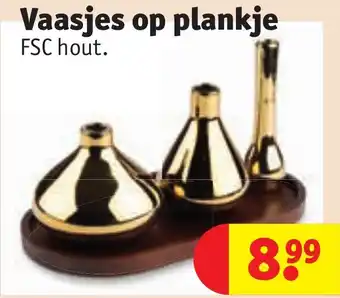 Kruidvat Vaasjes op plankje aanbieding