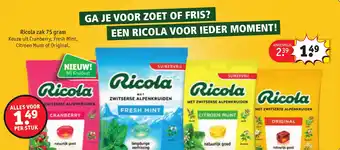 Kruidvat Ricola aanbieding