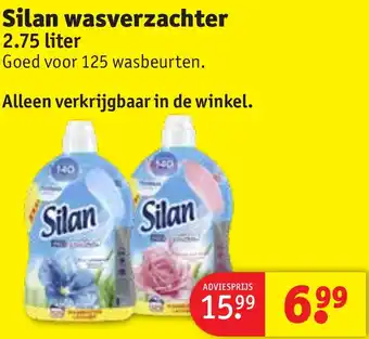 Kruidvat Silan wasverzachter aanbieding