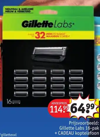 Kruidvat Gillette Labs aanbieding