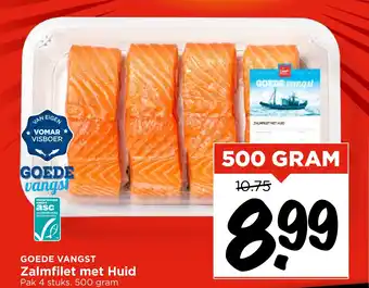 Vomar Voordeelmarkt Zalmfilet met Huid aanbieding