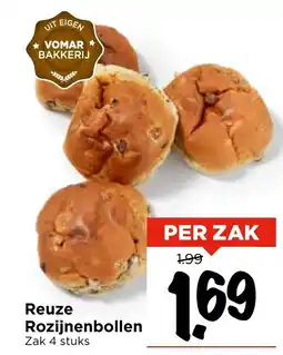 Vomar Voordeelmarkt Reuze Rozijnenbollen aanbieding