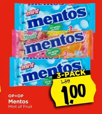 Vomar Voordeelmarkt Mentos aanbieding