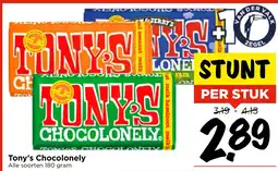 Vomar Voordeelmarkt Tony's Chocolonely aanbieding