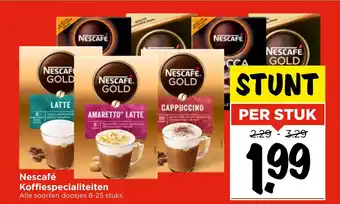 Vomar Voordeelmarkt Nescafé Koffiespecialiteiten aanbieding