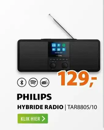 Expert Philips TAR8805/10 Zwart aanbieding