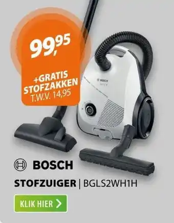 Expert Bosch BGLS2WH1H Wit aanbieding