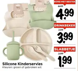 Vomar Voordeelmarkt Silicone Kinderservies aanbieding