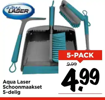 Vomar Voordeelmarkt Aqua Laser Schoonmaakset aanbieding