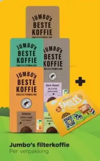 Jumbo Jumbo's filterkoffie aanbieding