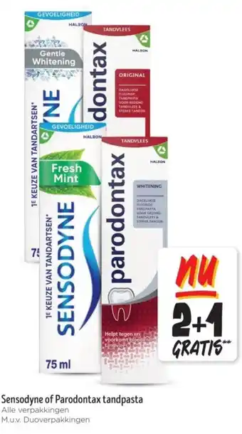 Jumbo Sensodyne of Parodontax tandpasta aanbieding