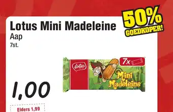 Budget Food Lotus Mini Madeleine aanbieding