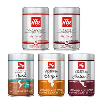 Koffievoordeel.nl Proefpakket - illy 100% Arabica Blends - 1,25 KG Koffiebonen aanbieding