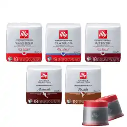 Koffievoordeel.nl Proefpakket - illy 100% Arabica Blends - 90 Iperespresso capsules aanbieding