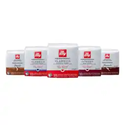 Koffievoordeel.nl Proefpakket - illy 100% Arabica Blends - 90 Iperespresso capsules aanbieding