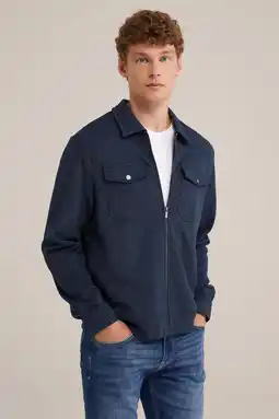 Wehkamp overshirt Faded Night aanbieding