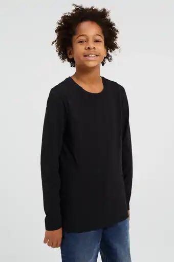 Wehkamp WE Fashion longsleeve zwart aanbieding