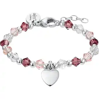 Douglas Prinzessin Lillifee Armband voor meisjes, roestvrij staal, glas | hart aanbieding