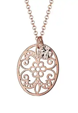 Douglas Elli dames ornament met kristallen in 925 sterling zilver rose gold plated aanbieding