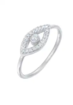 Douglas Elli Dames Boze Oog Symbool Sprankelend met Zirkonia kristallen in 925 Sterling Zilver aanbieding