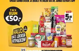 Jumbo SPAAR SAMEN DOOR JE ZEGELS TE DELEN VIA DE JUMBO EXTRA'S APP aanbieding