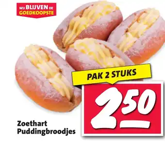 Nettorama Zoethart Puddingbroodjes aanbieding