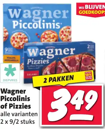 Nettorama Wagner Piccolinis of Pizzies aanbieding