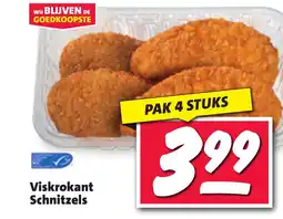 Nettorama Viskrokant Schnitzels aanbieding