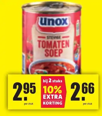 Nettorama Unox tomaten soep aanbieding